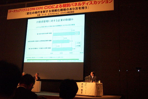 The Panel Discussion - DWH&CRM EXPO at TOKYO BIG SIGHT in Japan