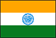 The flag of India