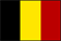 The flag of Kingdom of Belgium 