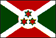 The flag of Republic of Burundi