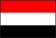 The flag of Republic of Yemen