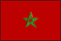 The flag of Kingdom of Morocco