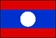 The flag of Lao People's Democratic Republic