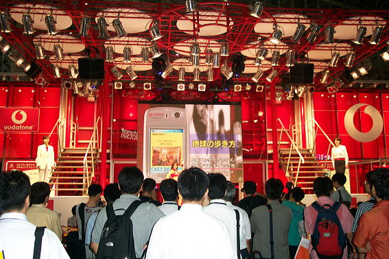 Vodafone Booth at WPC EXPO 2003 